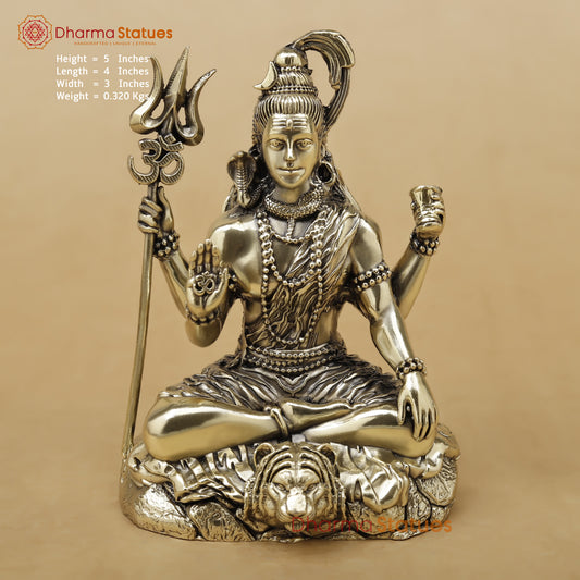 Brass Shiva Fine, 5"