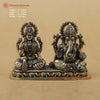 Brass Lakshmi & Ganesh Fine, 2.5"