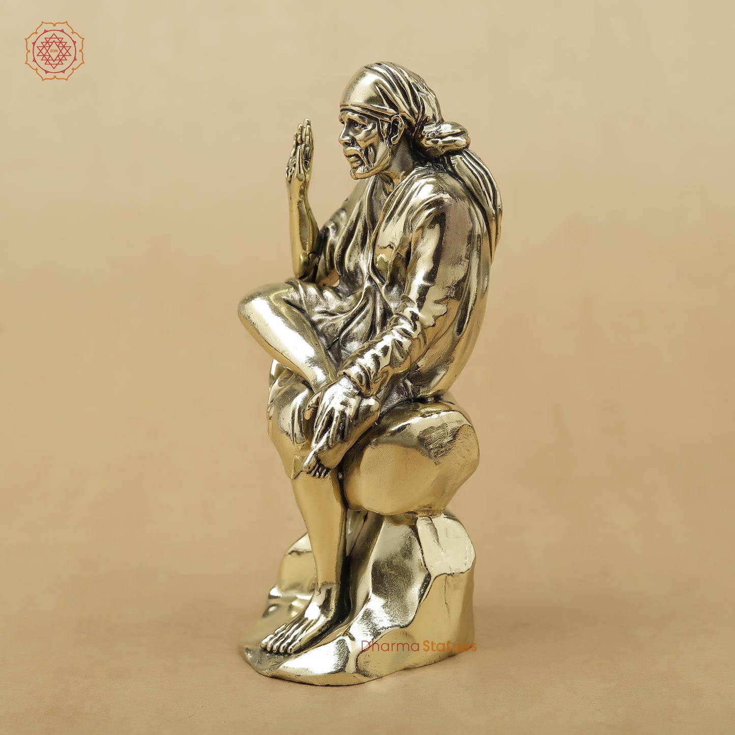 Brass Sai Baba Fine, 5"