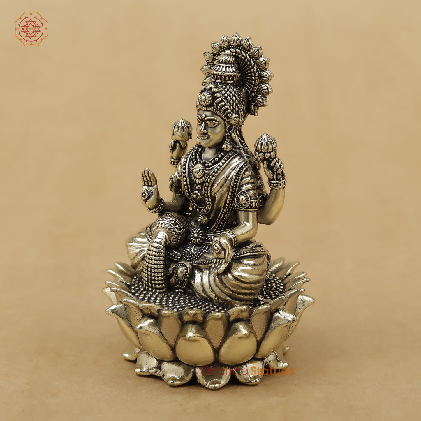 Brass Lakshmi Fine, 3.5"