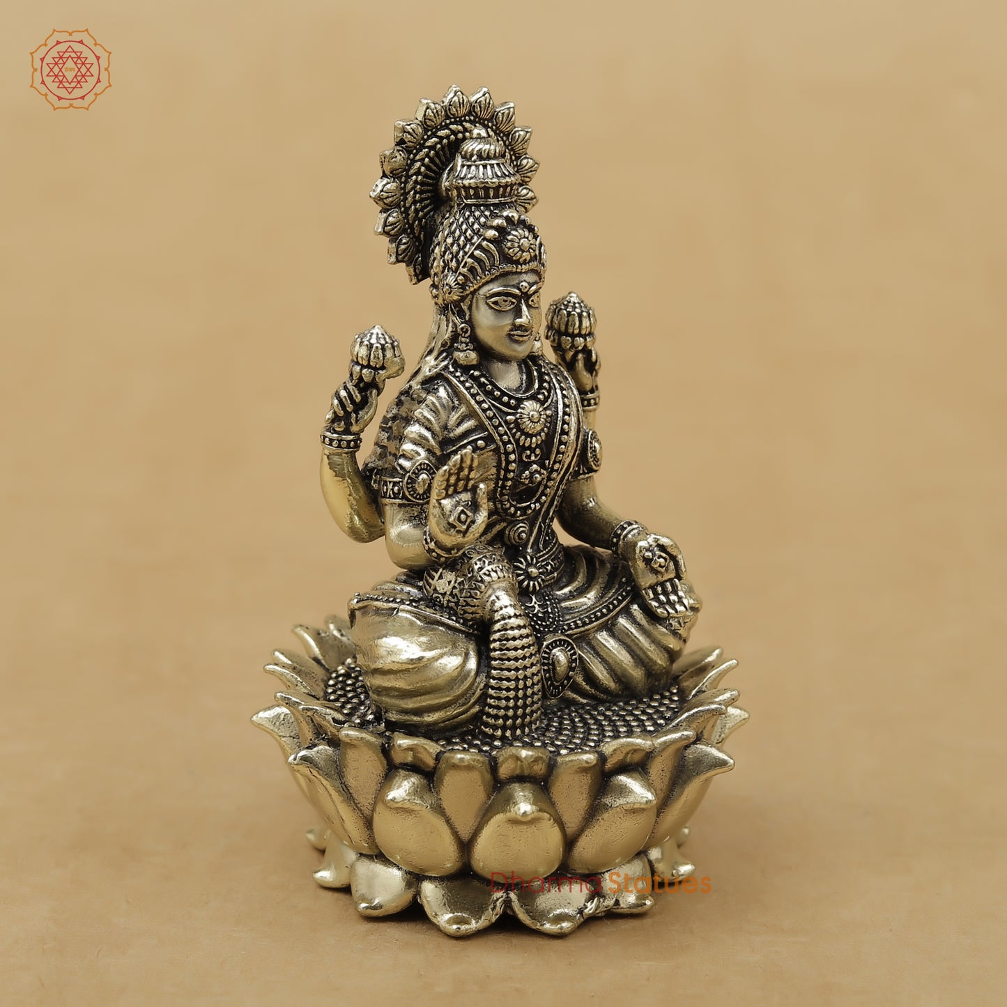 Brass Lakshmi Fine, 3.5"