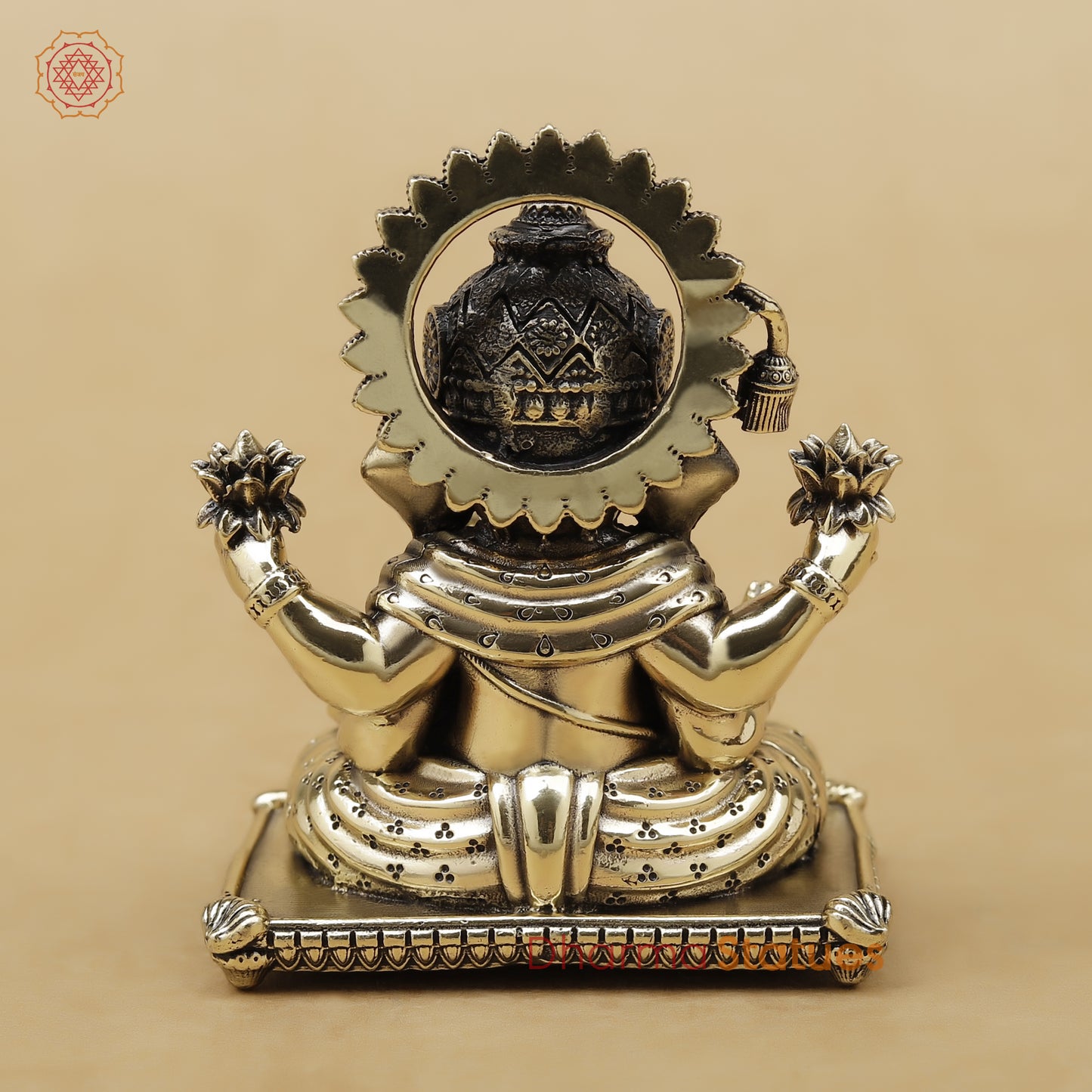 Brass Ganesh Fine, 3"
