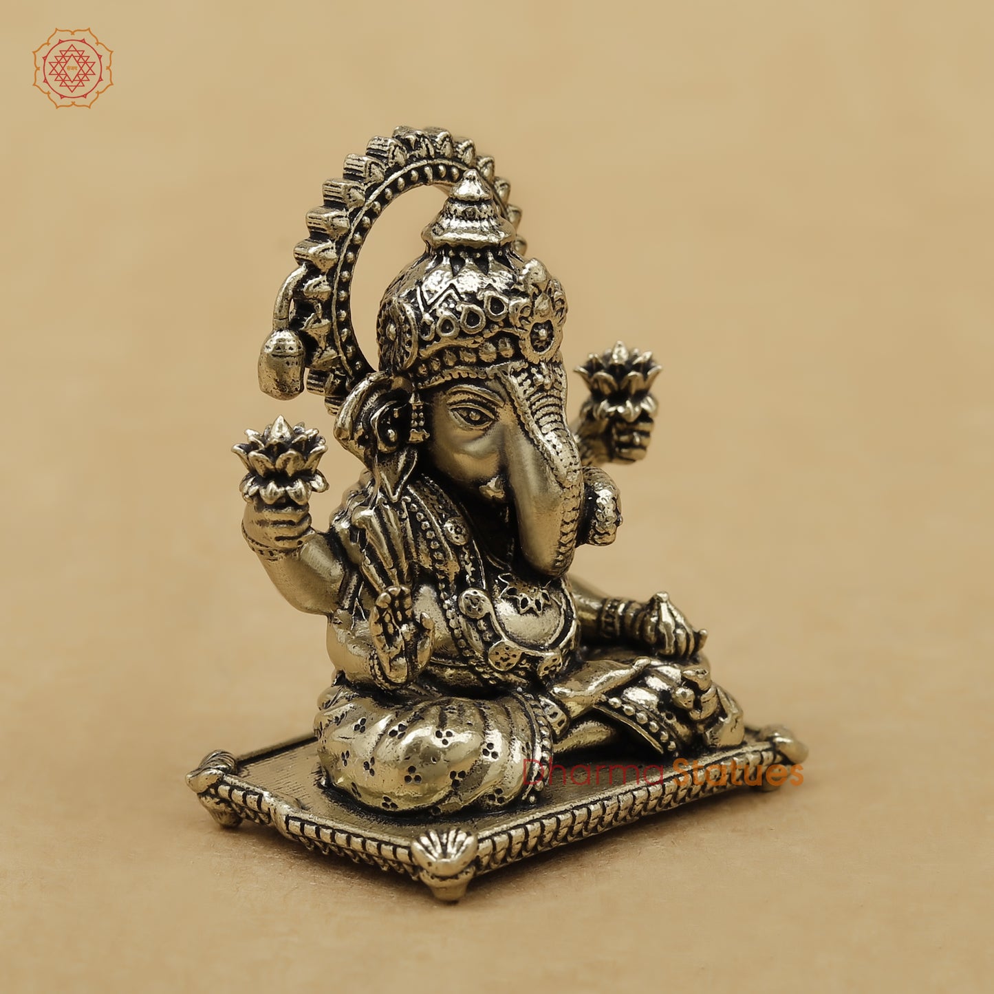 Brass Ganesh Fine, 2"