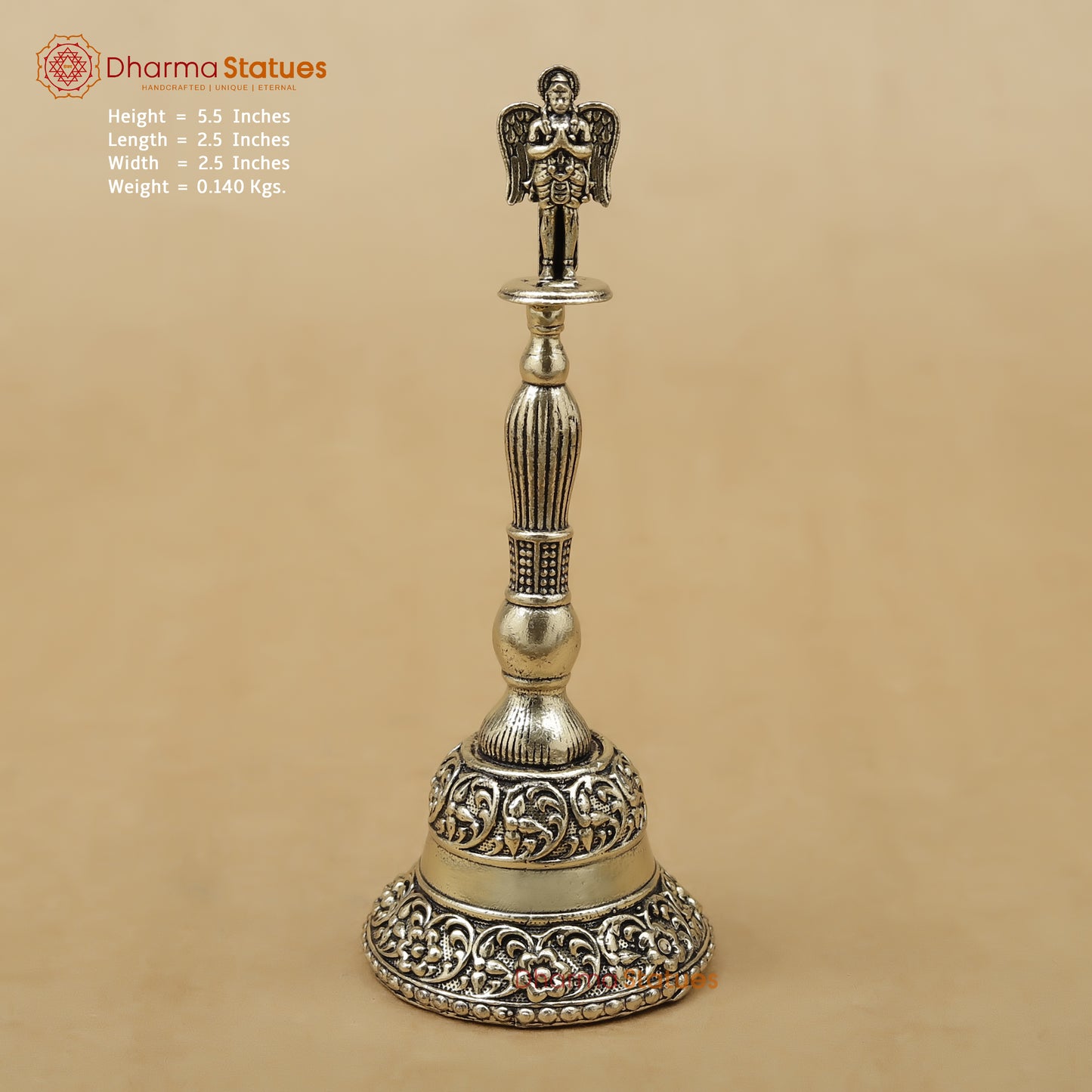 Brass Garuda Bell Fine, 5.5"