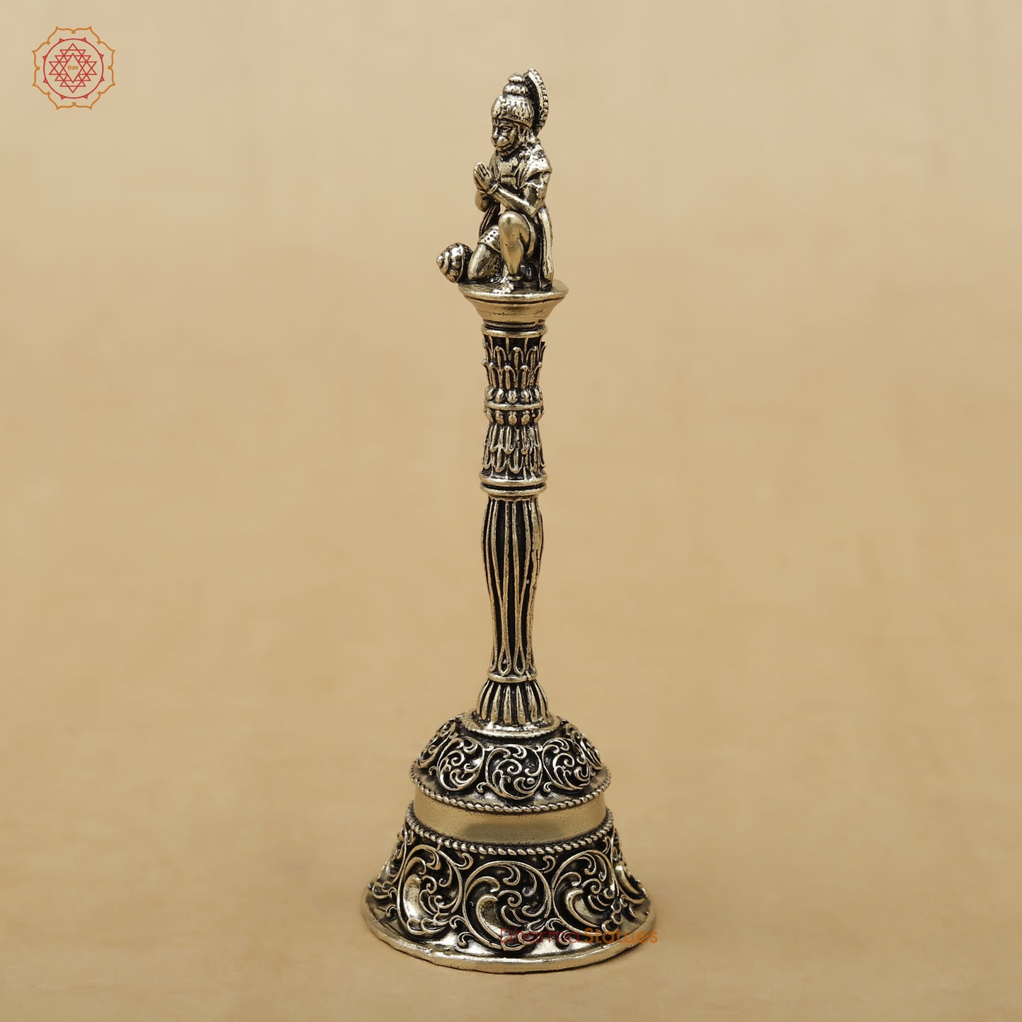Brass Hanuman Ghanti (Bell), 5.5"