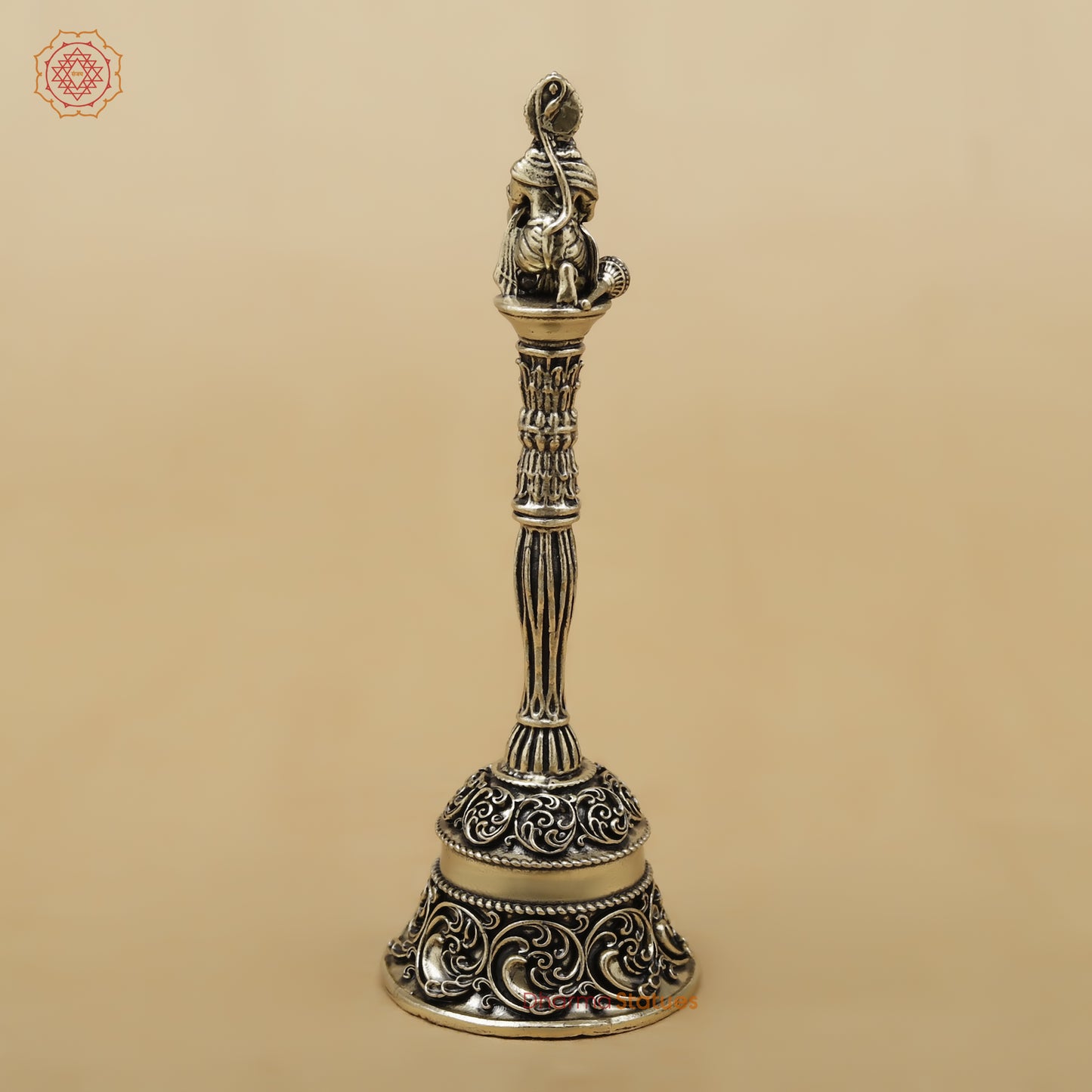 Brass Hanuman Ghanti (Bell), 5.5"