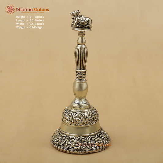 Brass Nandi Ghanti (Bell), 5"