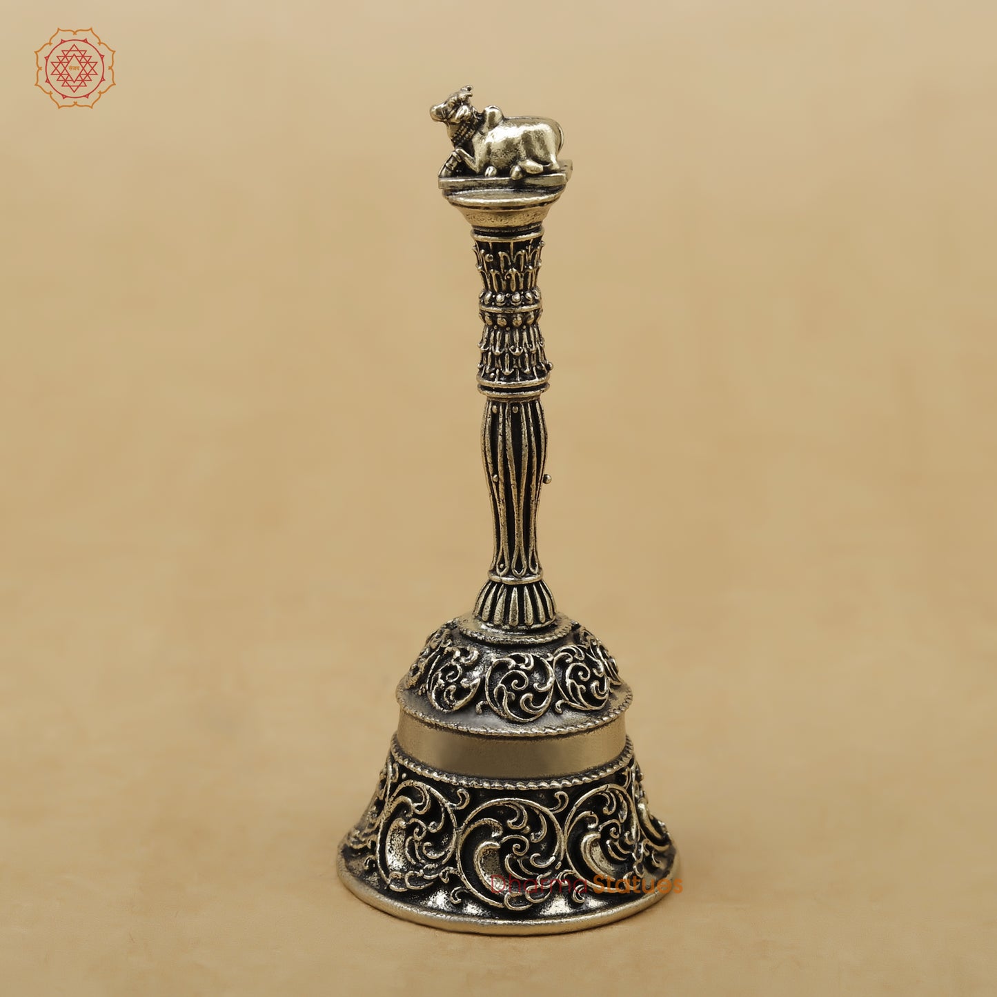 Brass Nandi Ghanti (Bell), 4"'