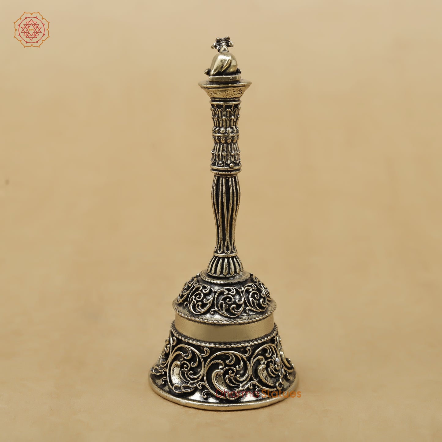 Brass Nandi Ghanti (Bell), 4"'