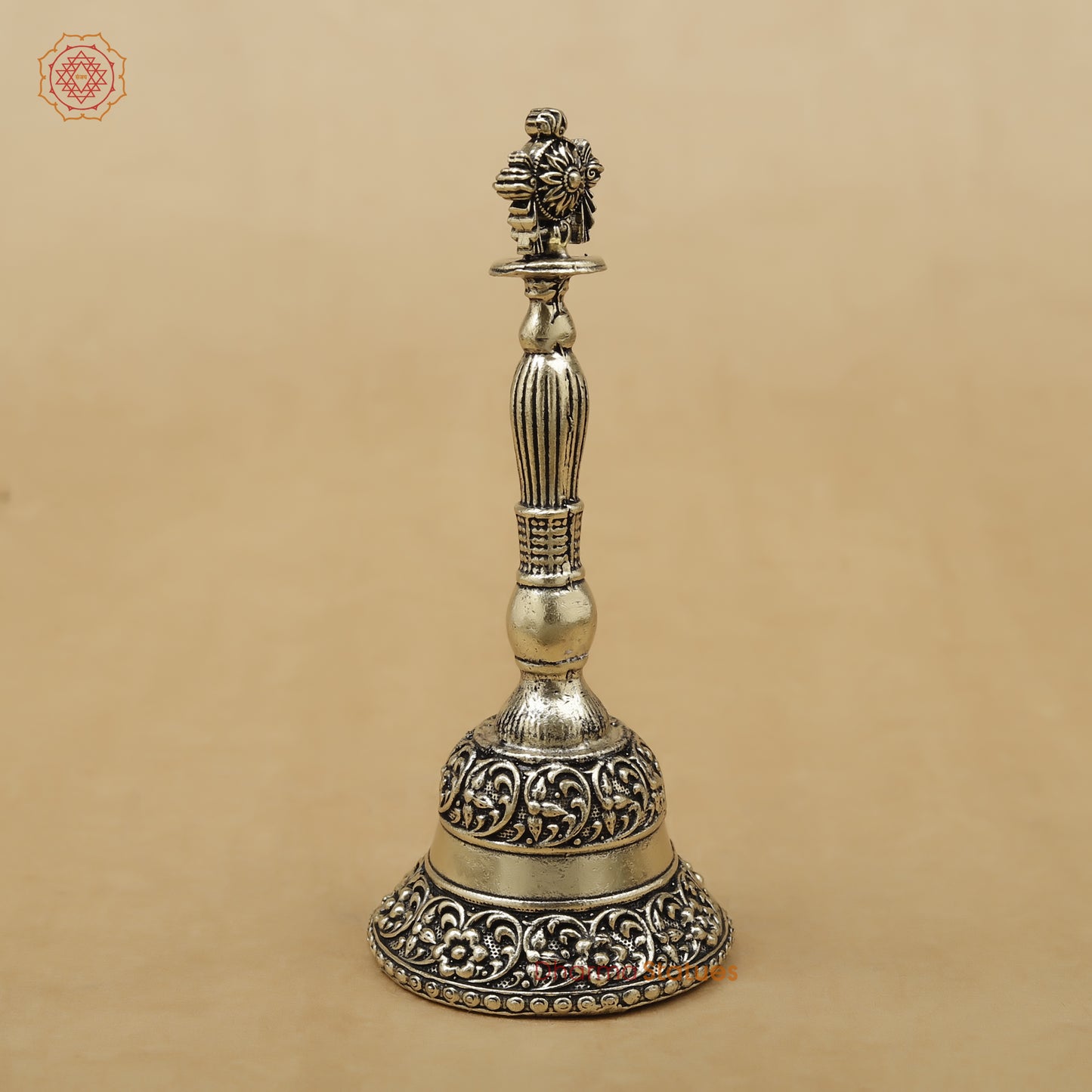 Brass Shankh Ghanti (Bell), 5"