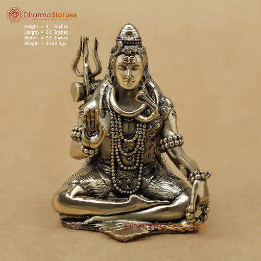 Brass Shiva Fine, 3"