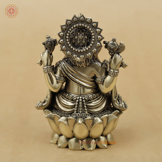 Brass Ganesh Fine, 4.5"