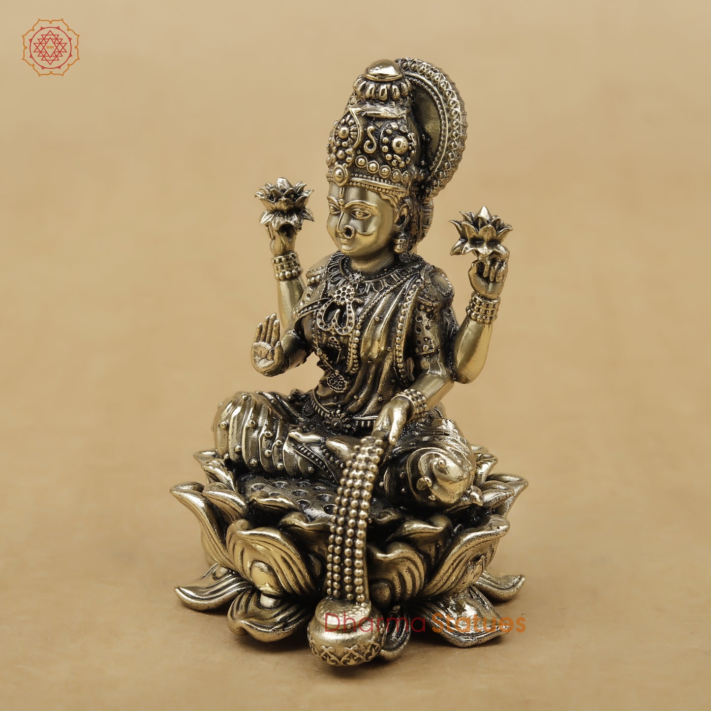 Brass Lakshmi Fine, 4"