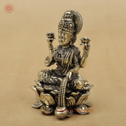 Brass Lakshmi Fine, 4"