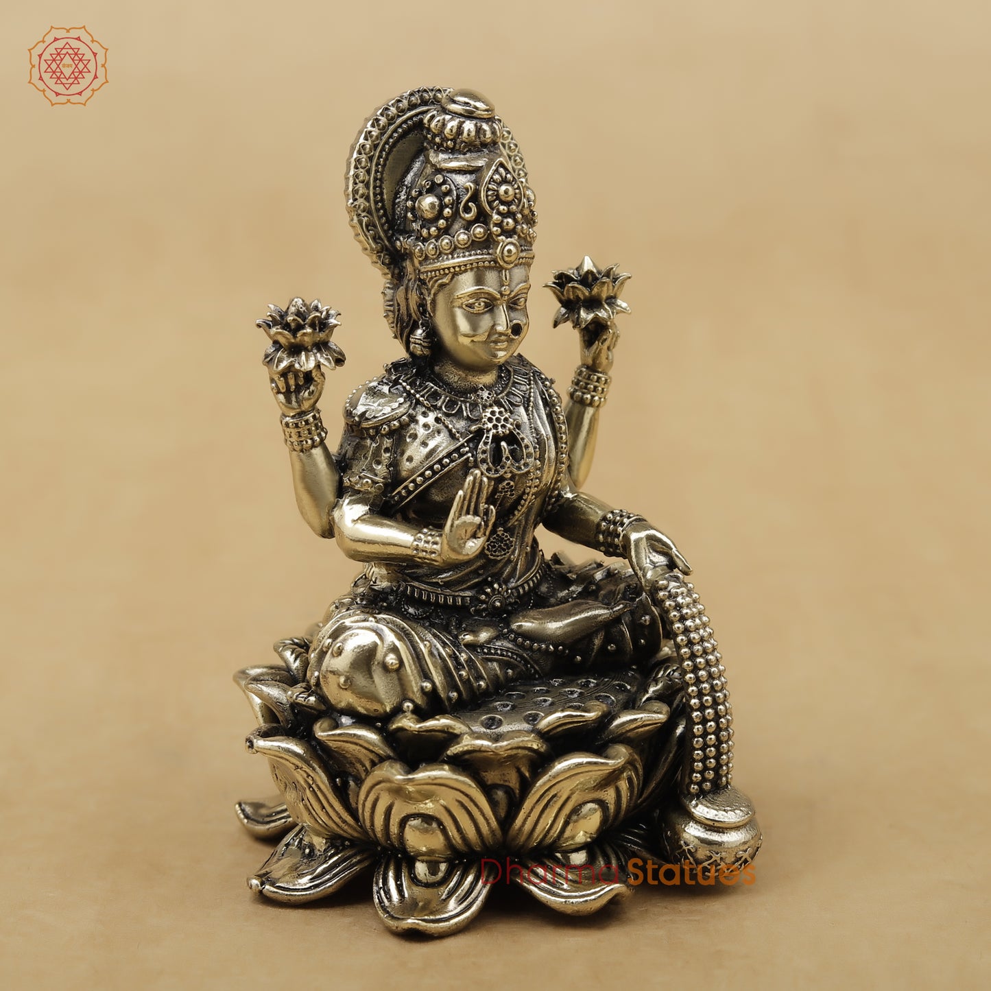 Brass Lakshmi Fine, 4"