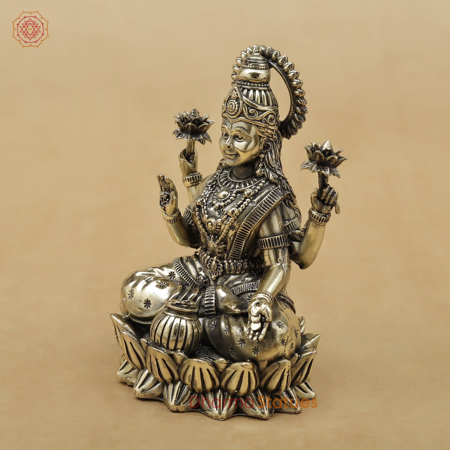 Brass Lakshmi Fine, 4"
