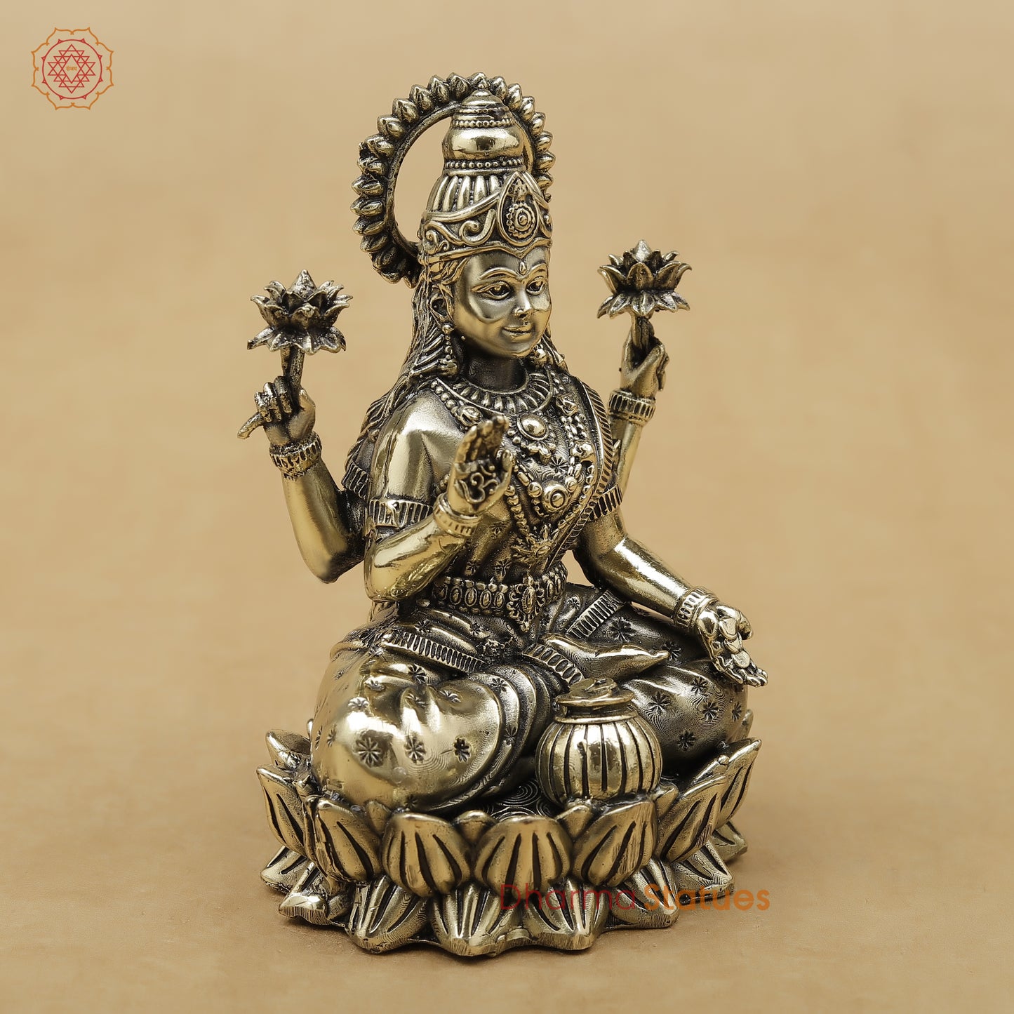 Brass Lakshmi Fine, 4"