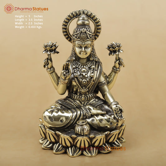 Brass Lakshmi Fine, 5"