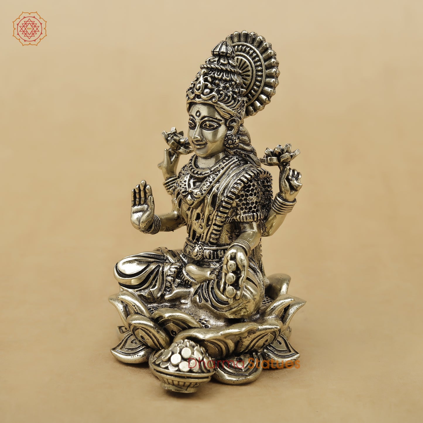 Brass Lakshmi Fine, 4"