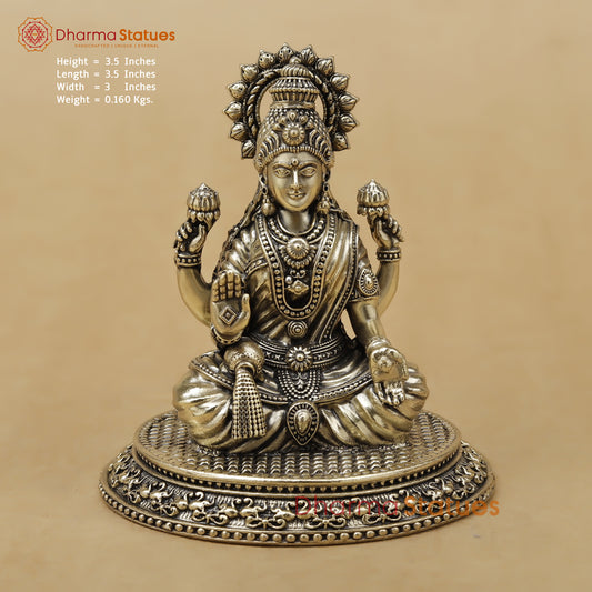 Brass Lakshmi Fine, 3.5"