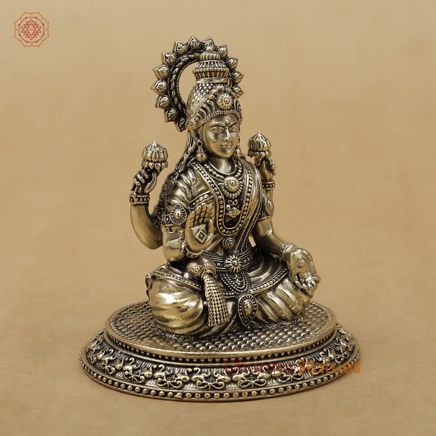 Brass Lakshmi Fine, 3.5"