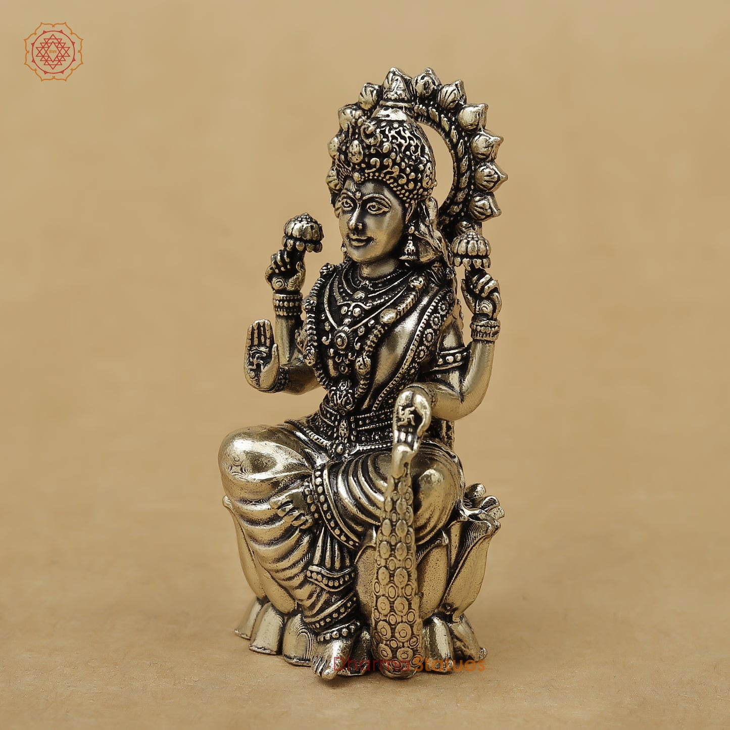 Brass Lakshmi Fine, 2.5"