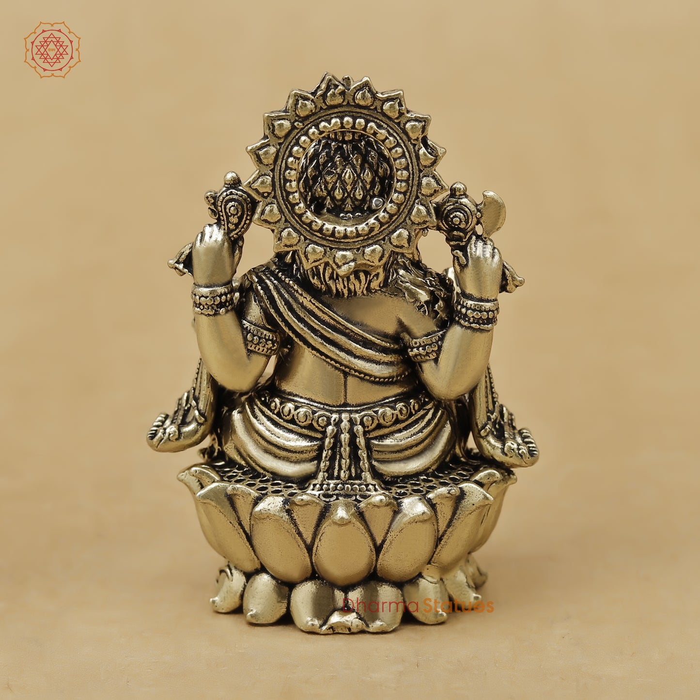 Brass Ganesh Fine, 2.5"