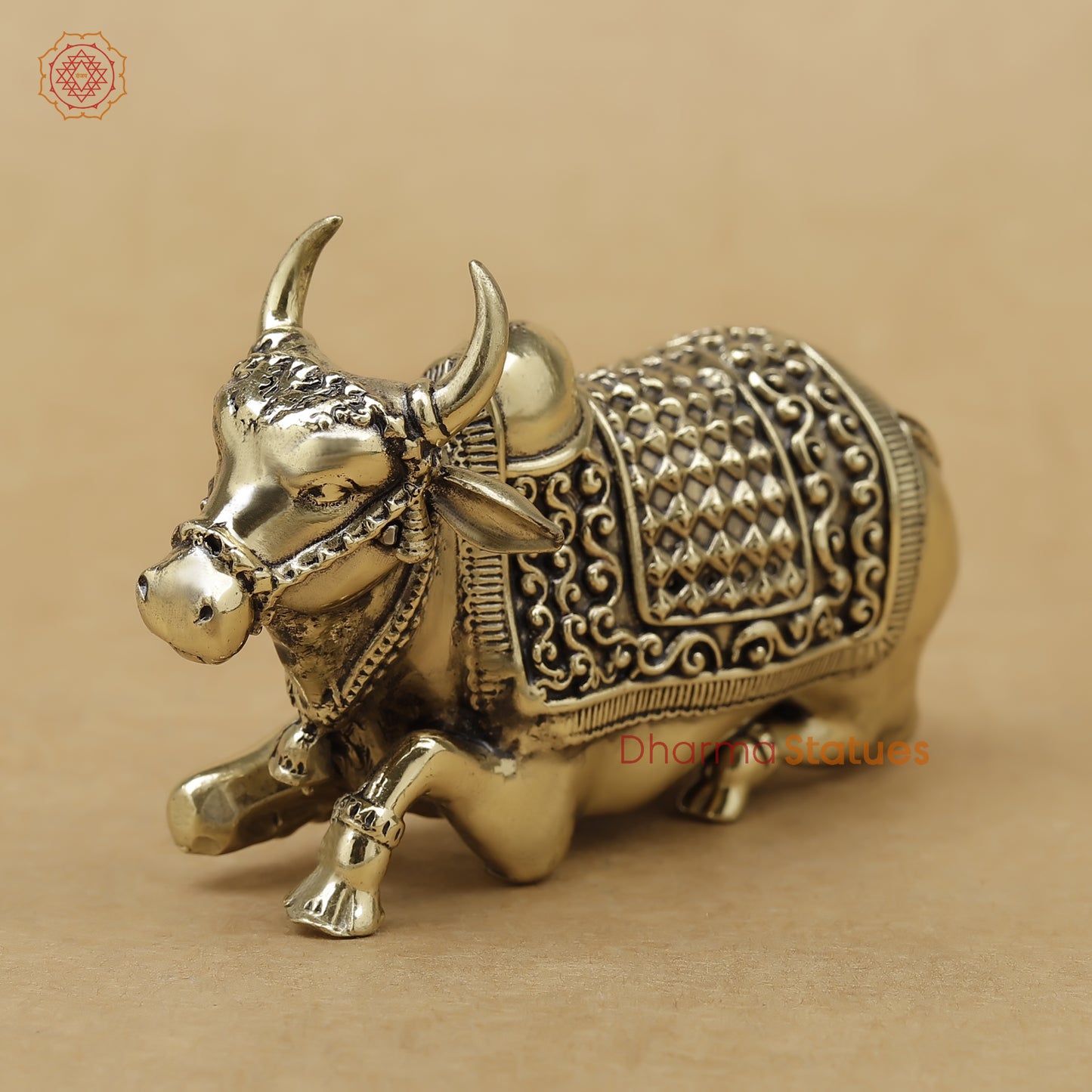 Brass Nandi, 2.5"