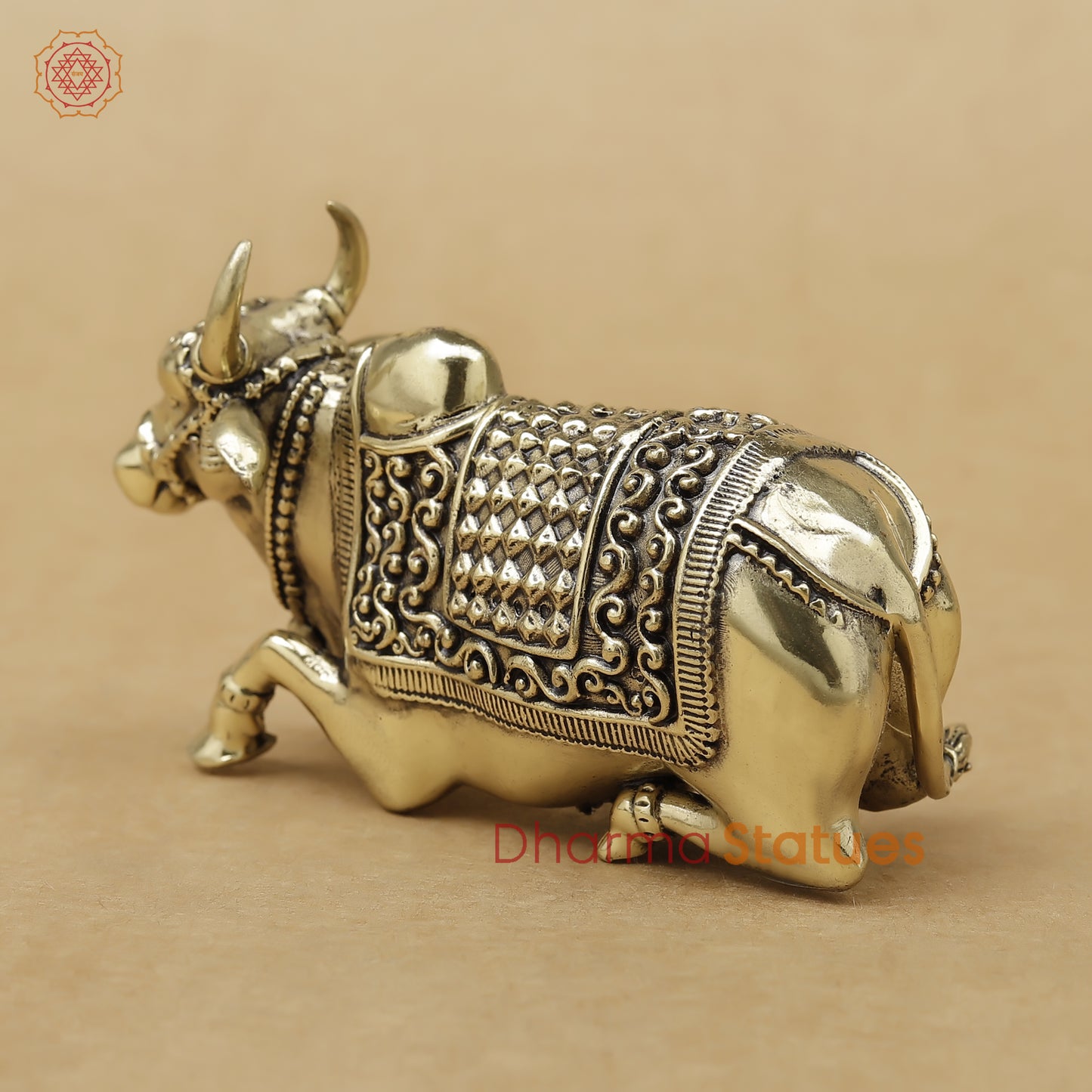 Brass Nandi, 2.5"