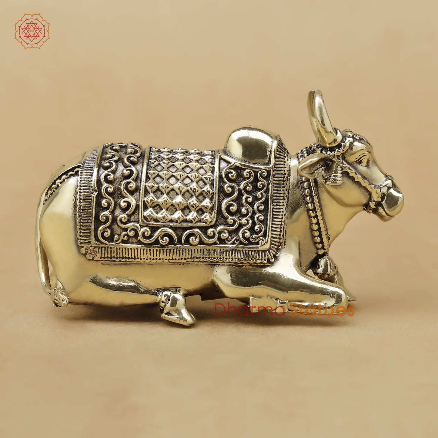 Brass Nandi, 2.5"