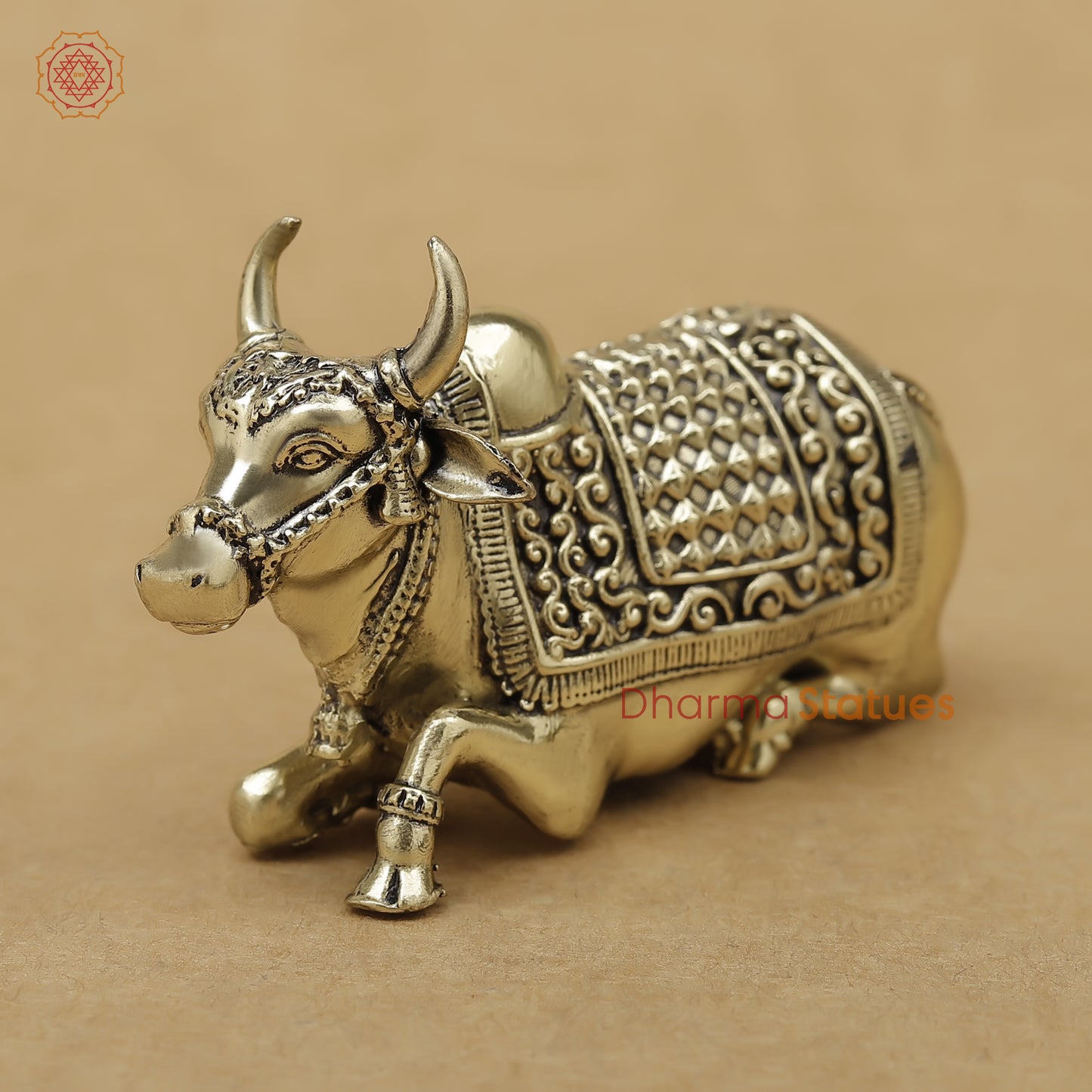 Brass Nandi, 2"