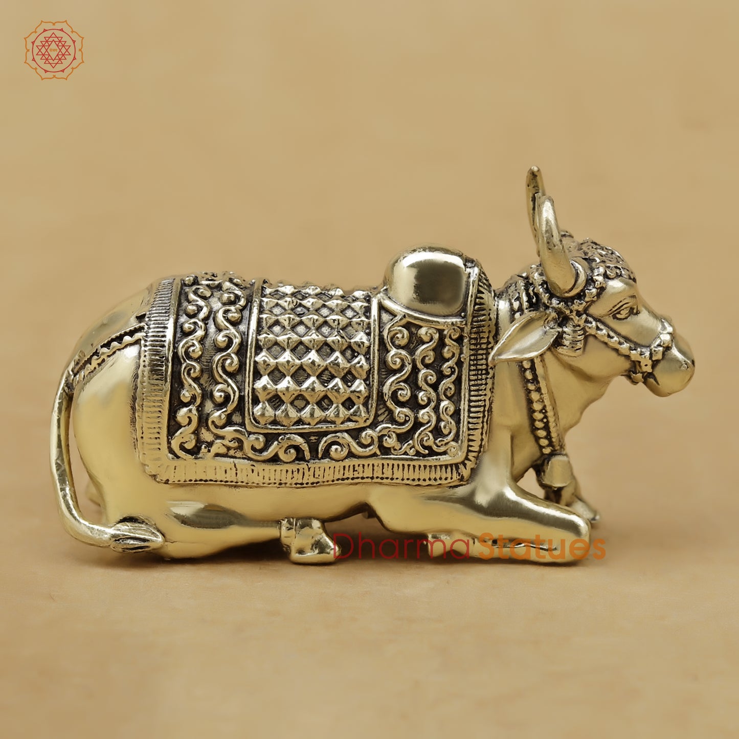 Brass Nandi, 2"