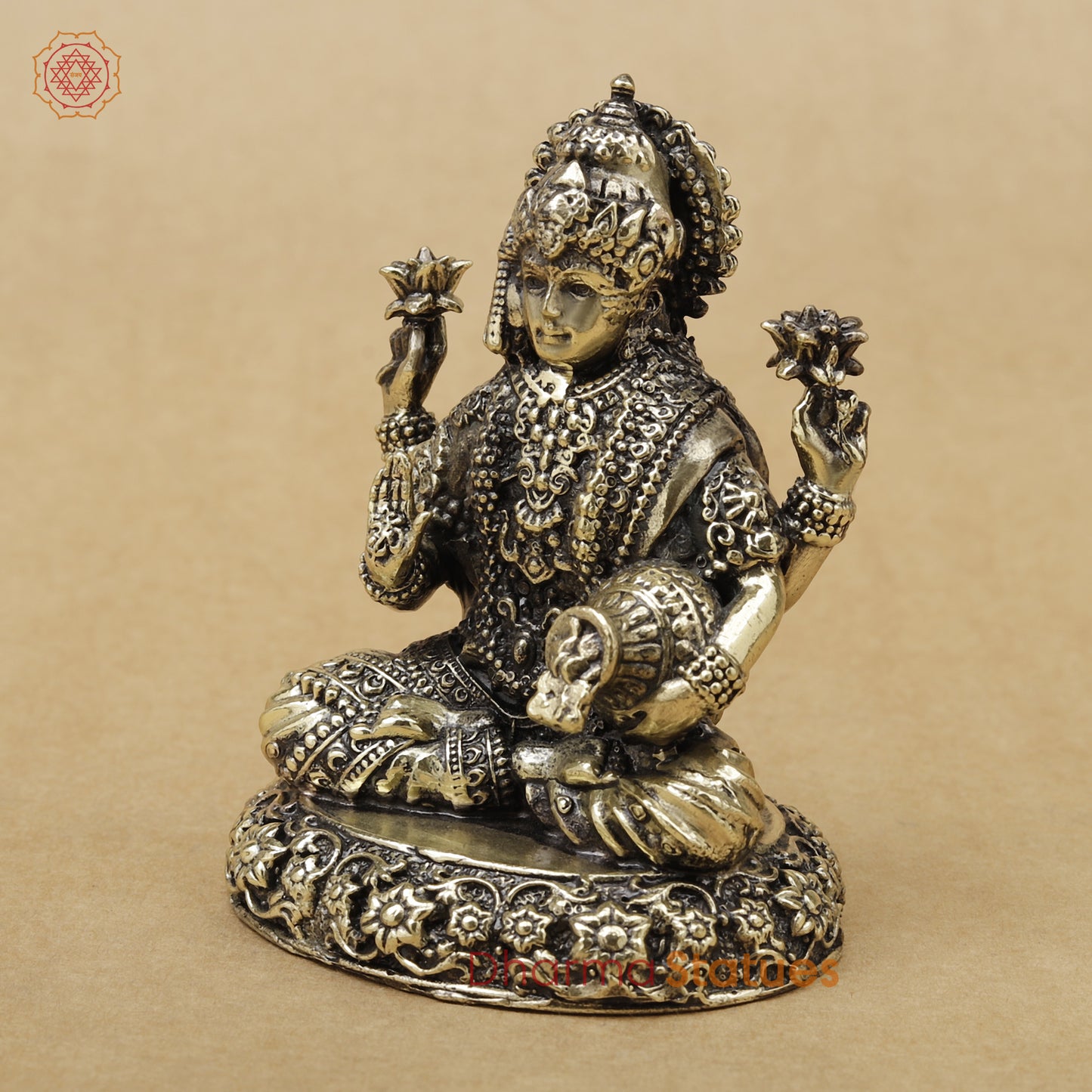 Brass Lakshmi Fine, 4"
