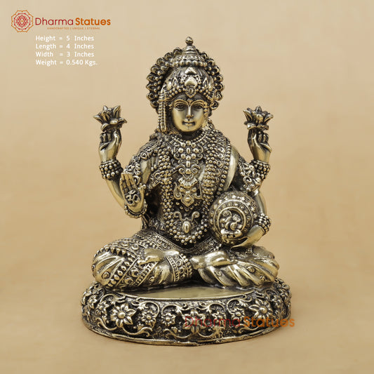 Brass Lakshmi Fine, 5"