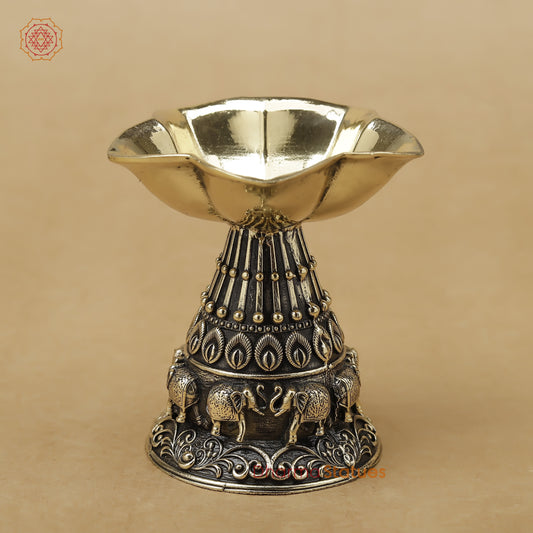 Brass Diya Fine, 3"
