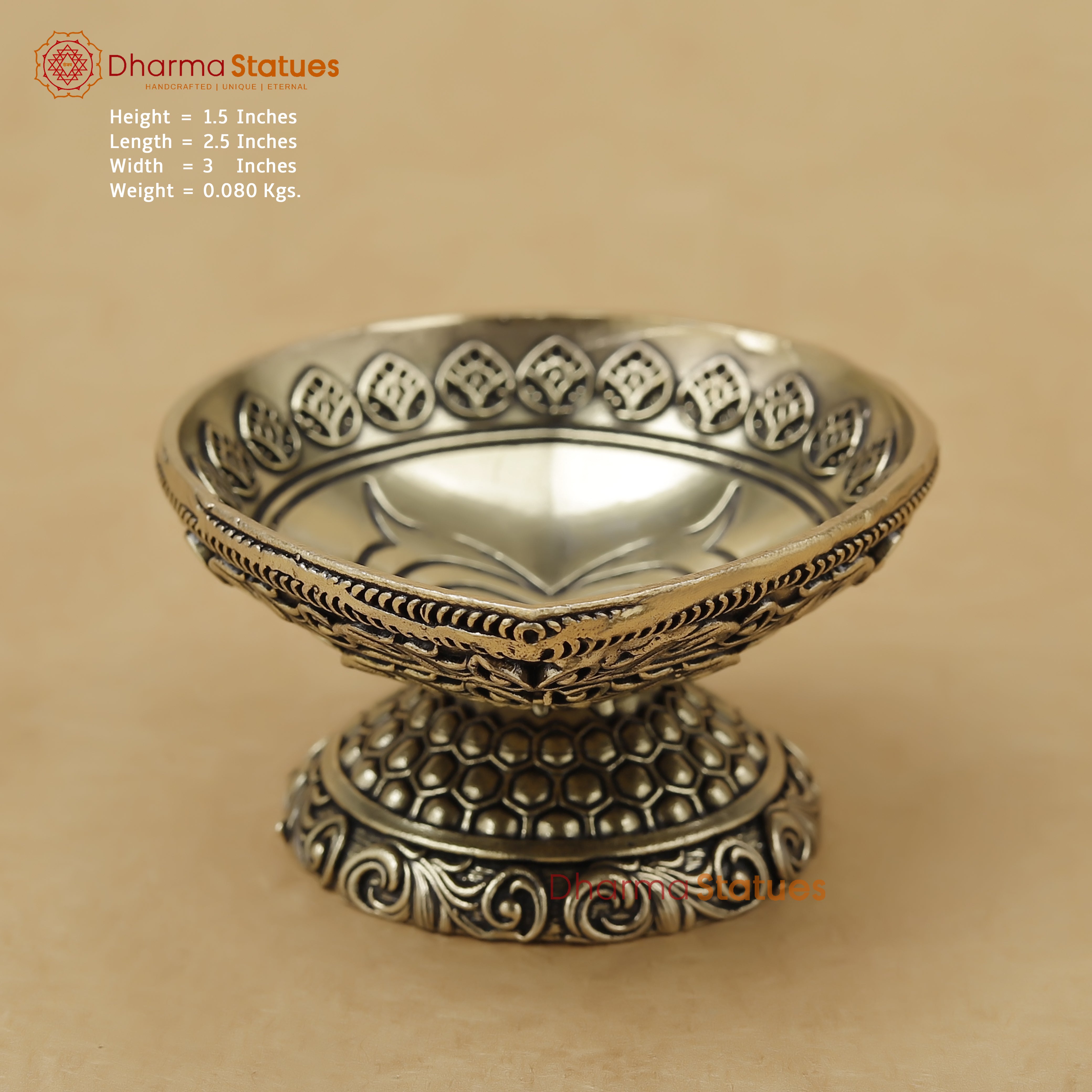 Brass Diya Fine, 1.5