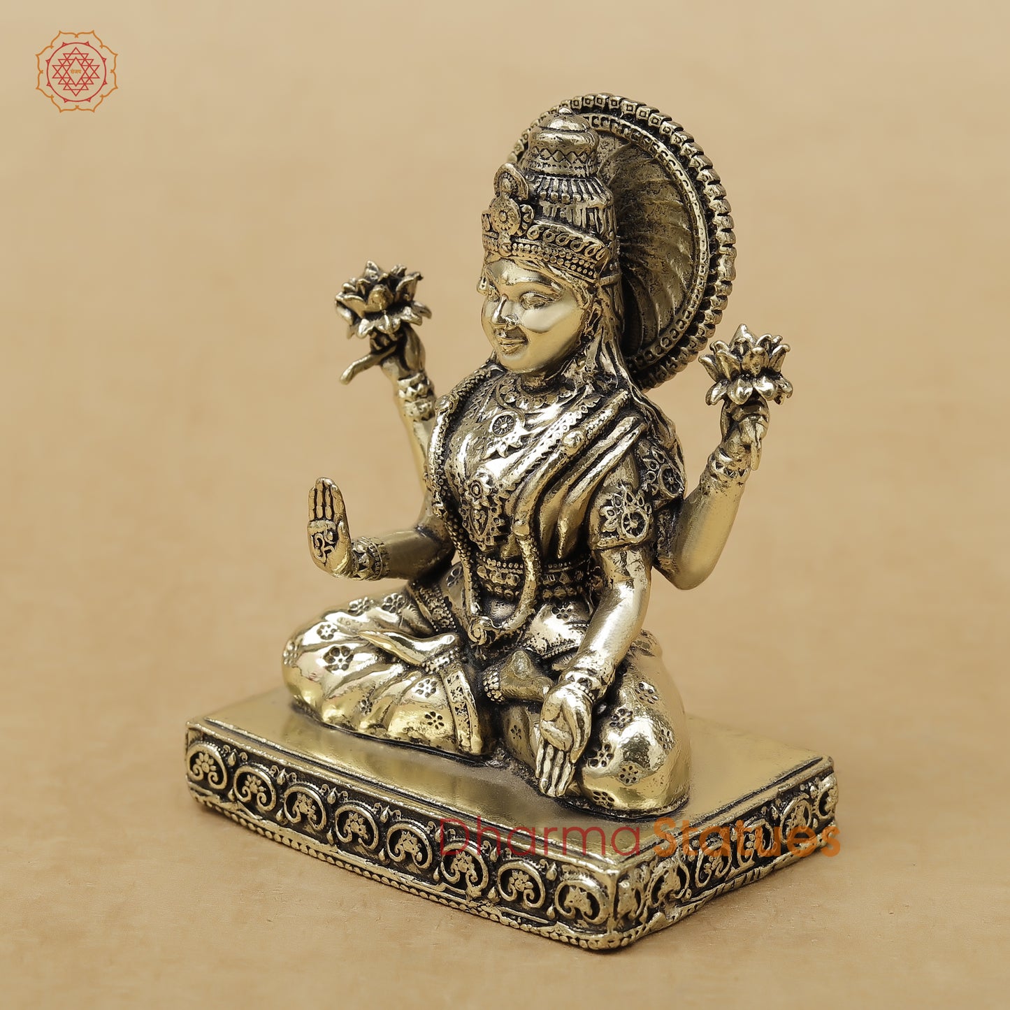 Brass Lakshmi Fine, 3.5"