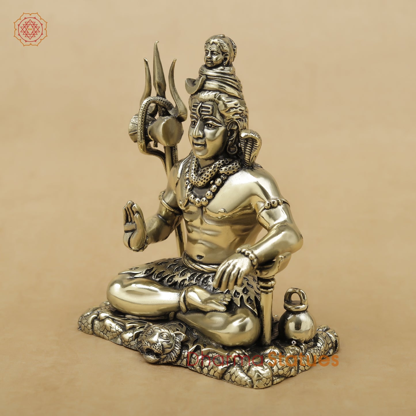Brass Shiva Fine, 4.5"