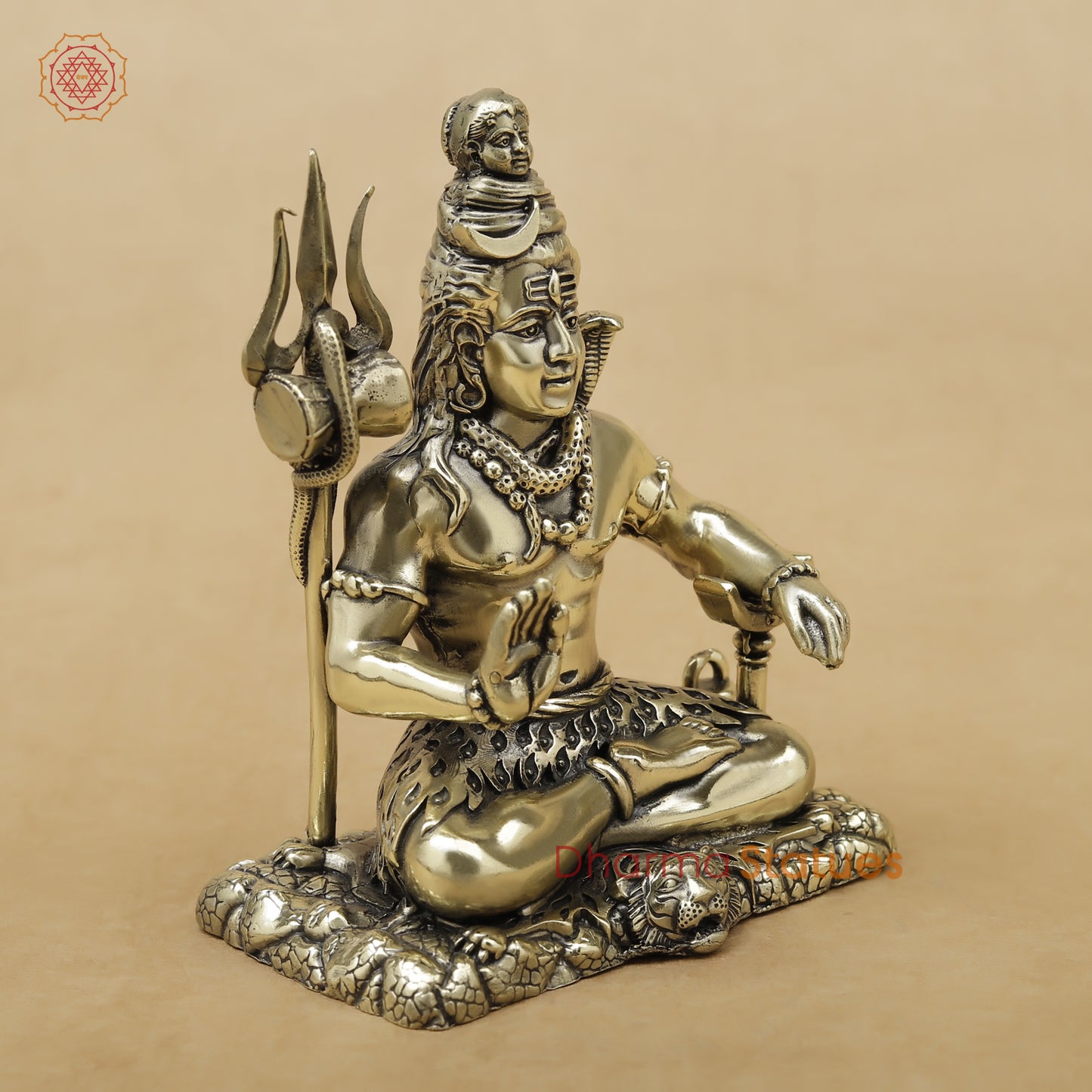 Brass Shiva Fine, 4.5"