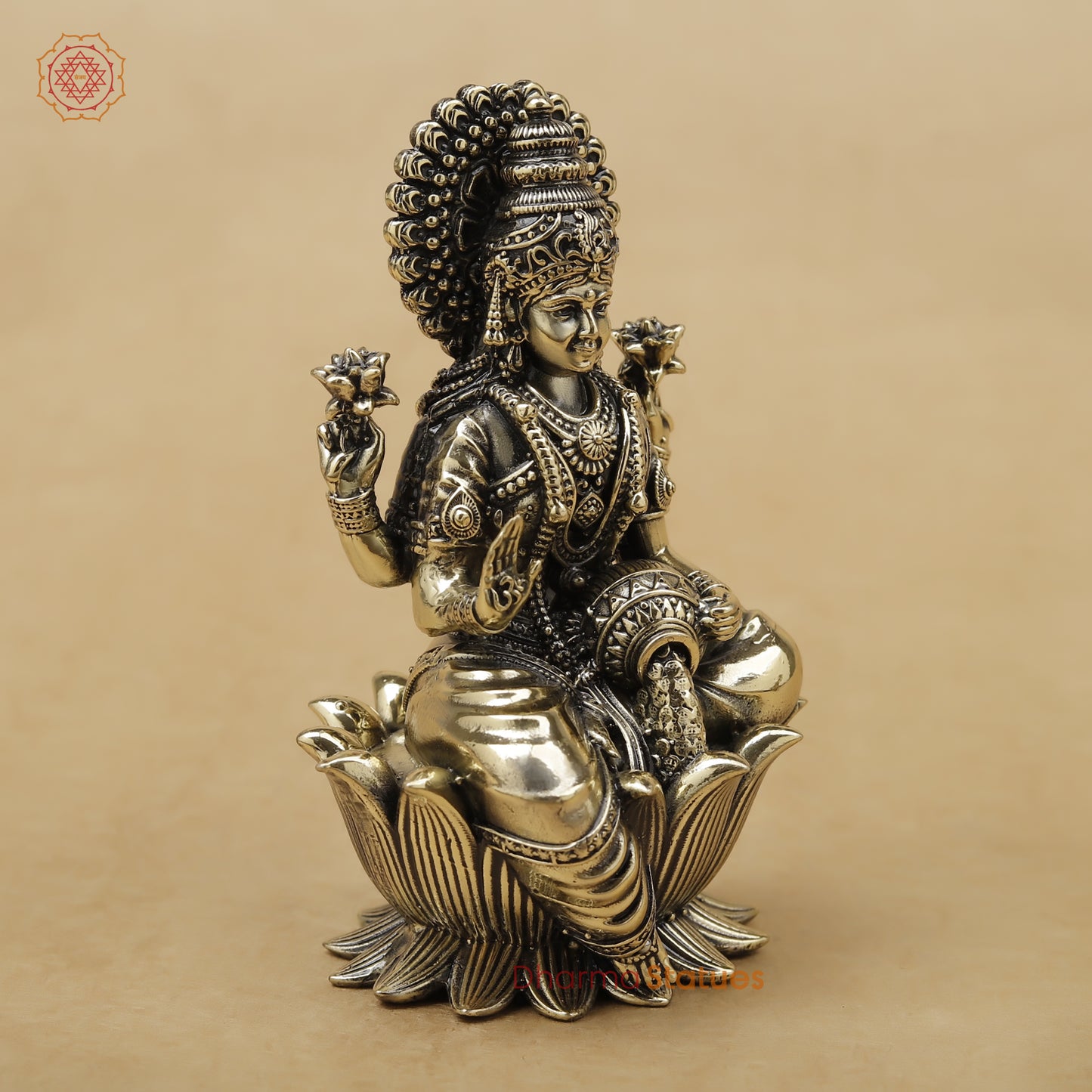 Brass Lakshmi Fine, 4"