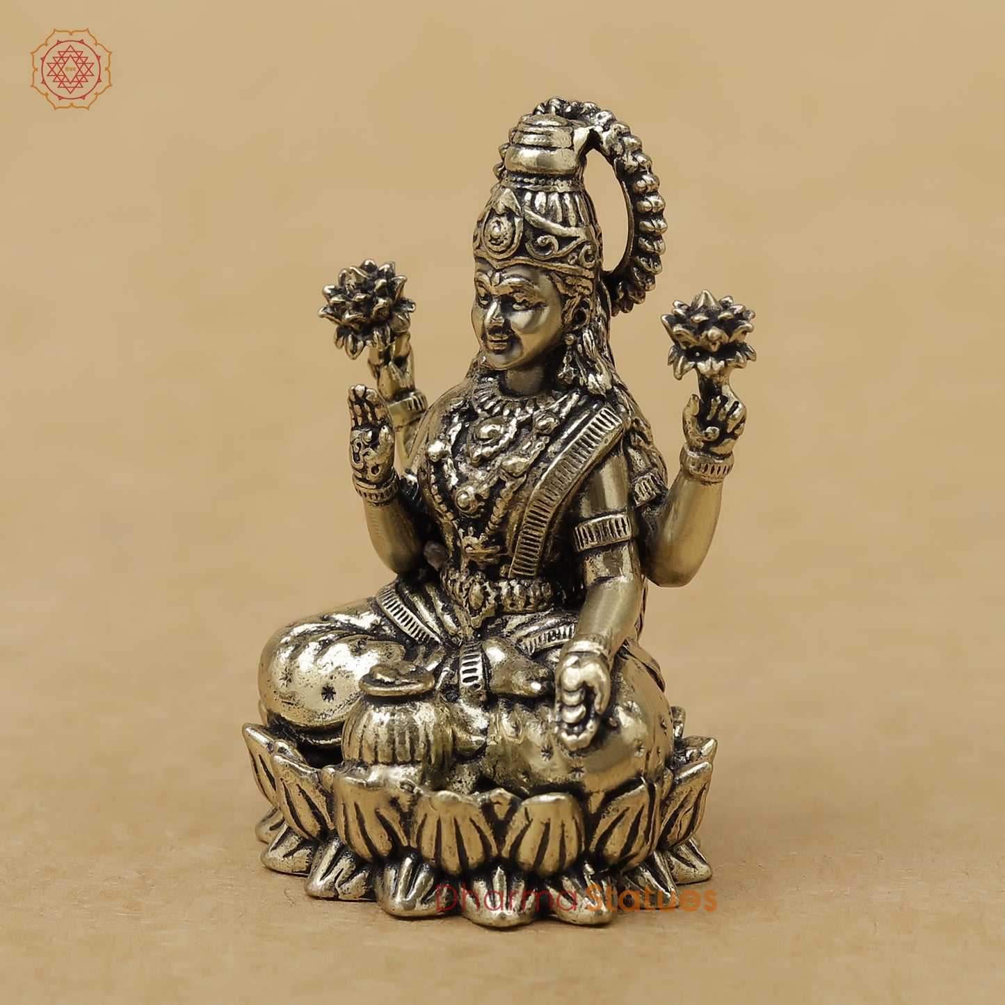 Brass Lakshmi Fine, 3"