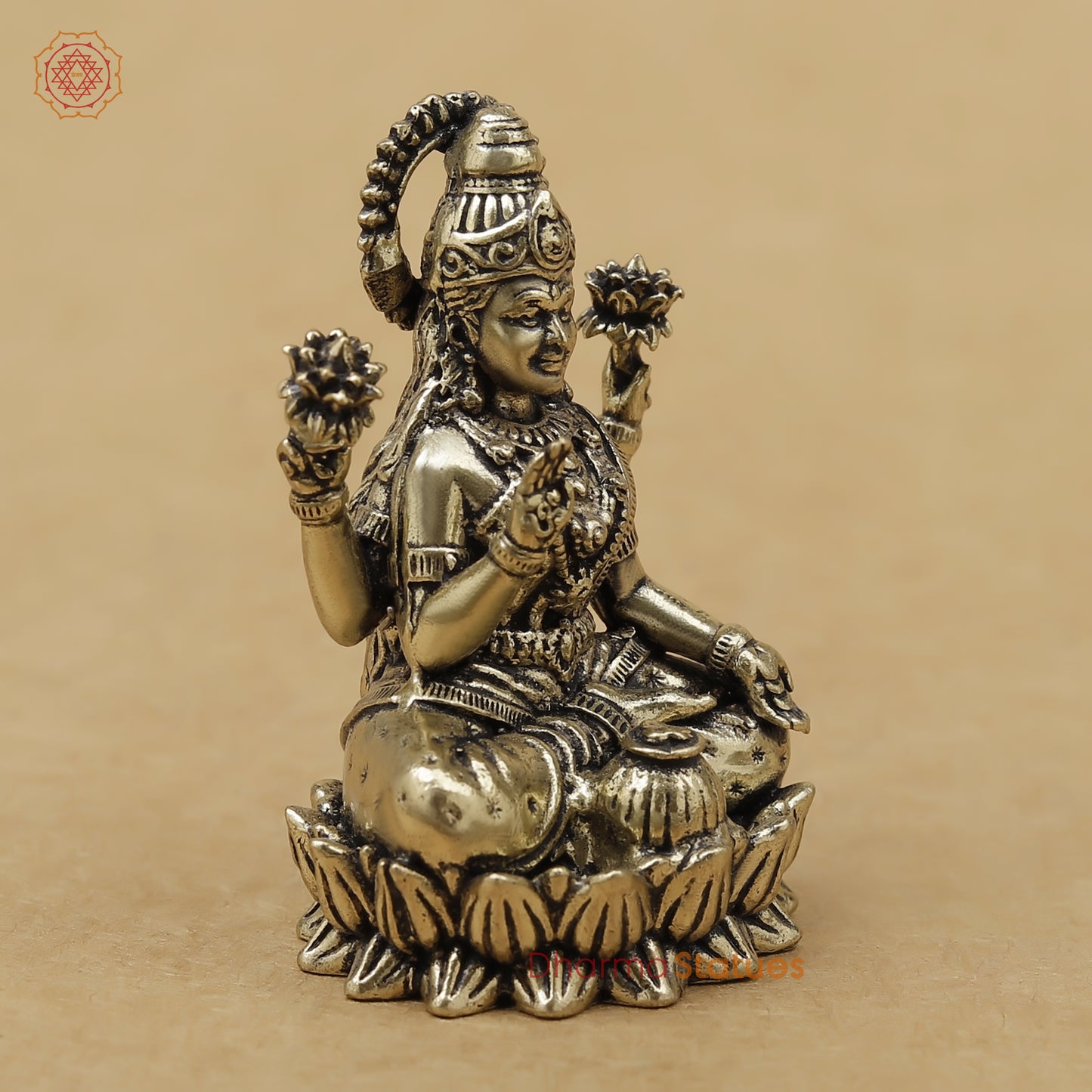 Brass Lakshmi Fine, 3"