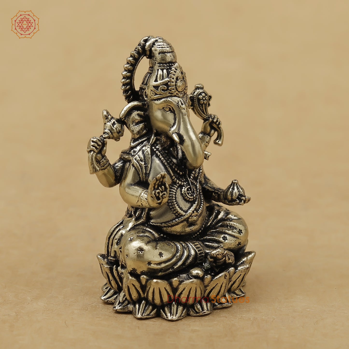 Brass Ganesh Fine, 3"