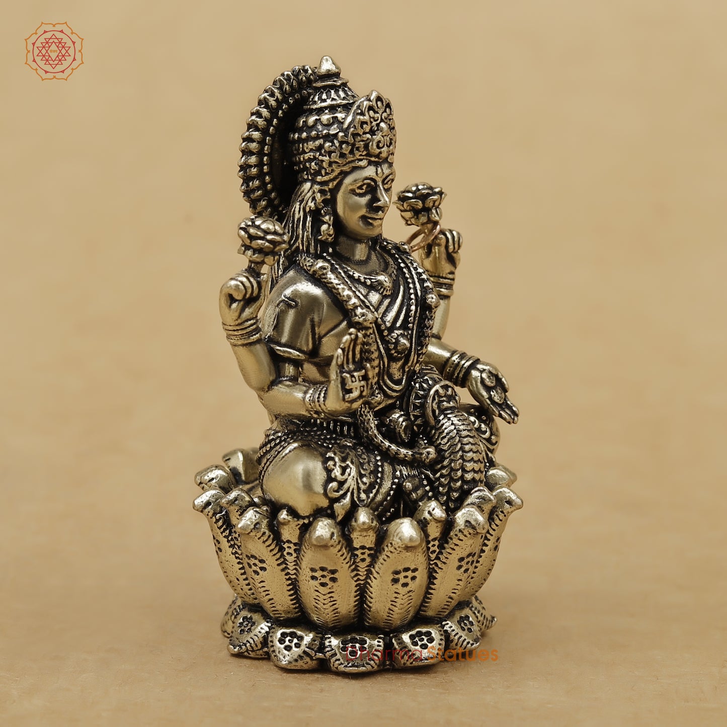 Brass Lakshmi Fine, 2.5"