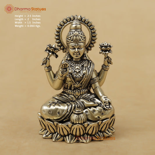 Brass Lakshmi Fine, 2.5"