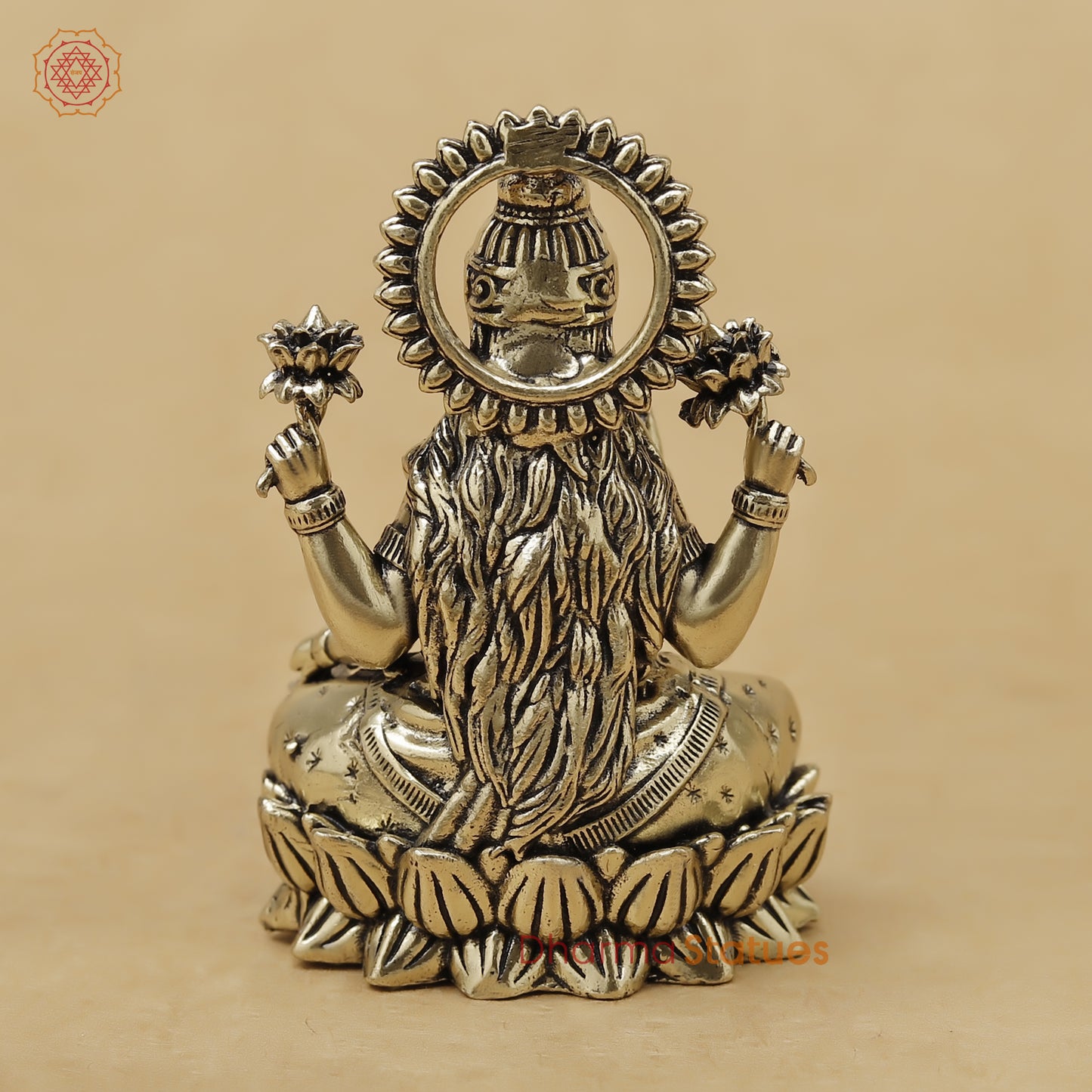 Brass Lakshmi Fine, 2.5"