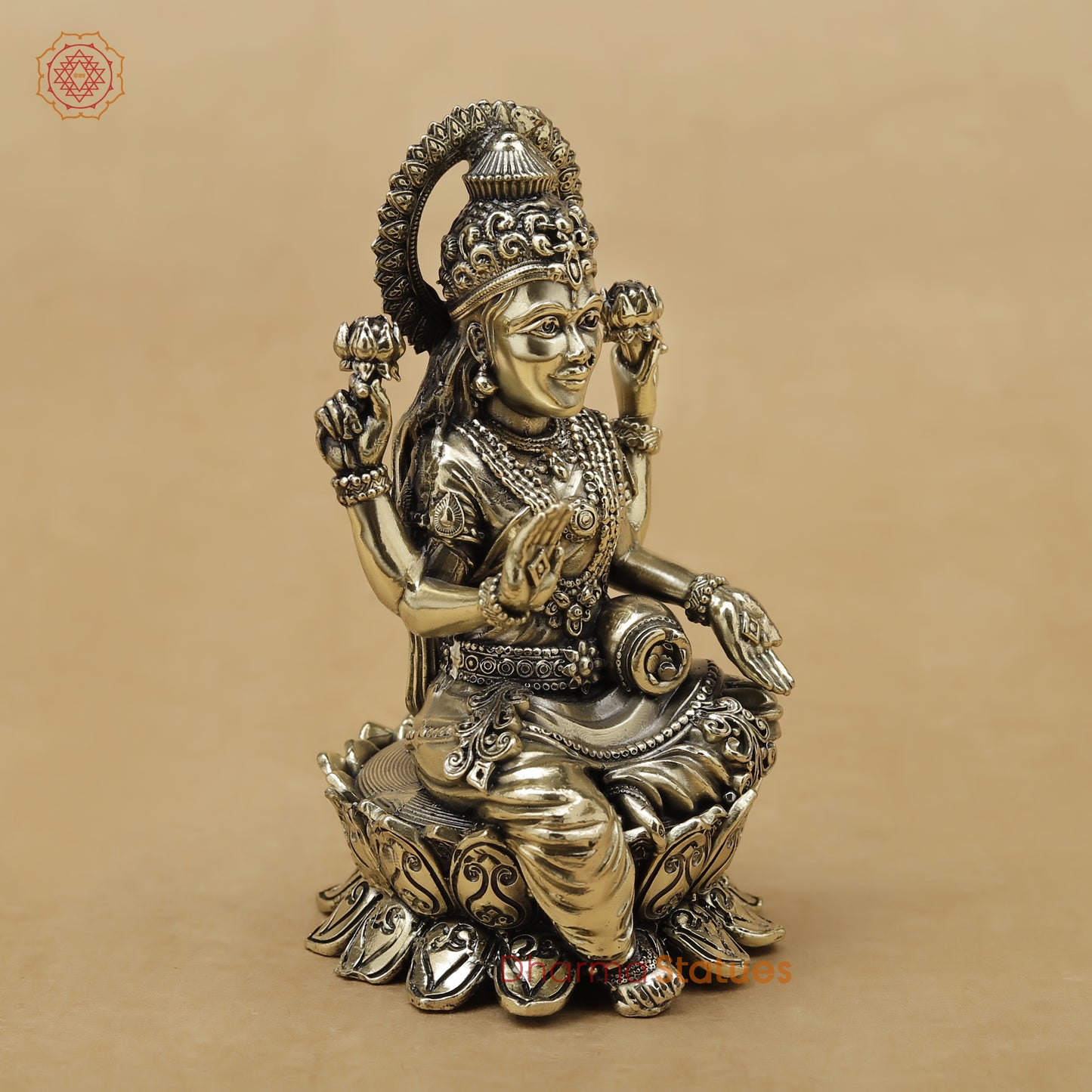 Brass Lakshmi Fine, 4"