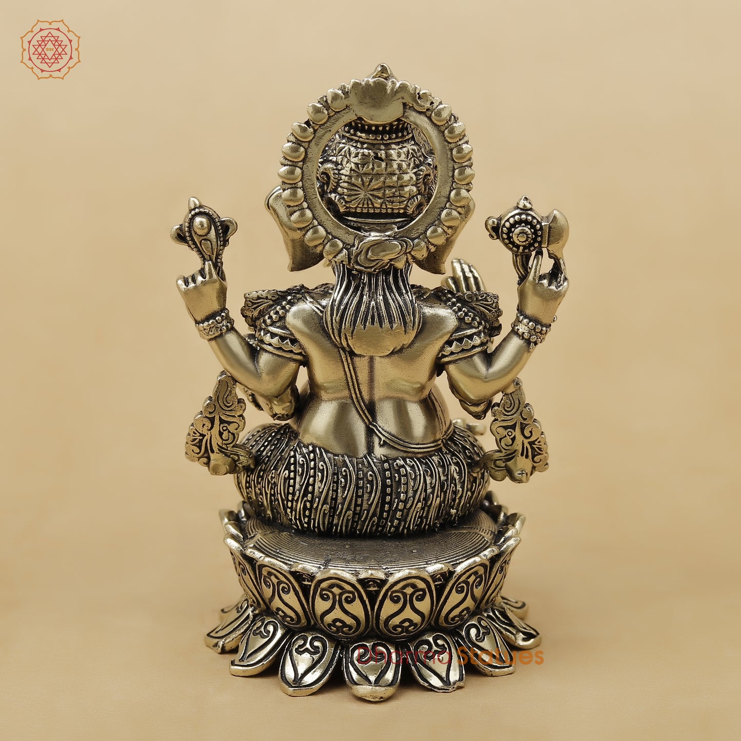 Brass Ganesh Fine, 4"