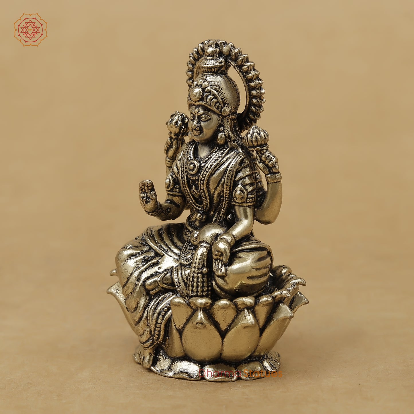 Brass Lakshmi Fine, 2.5"