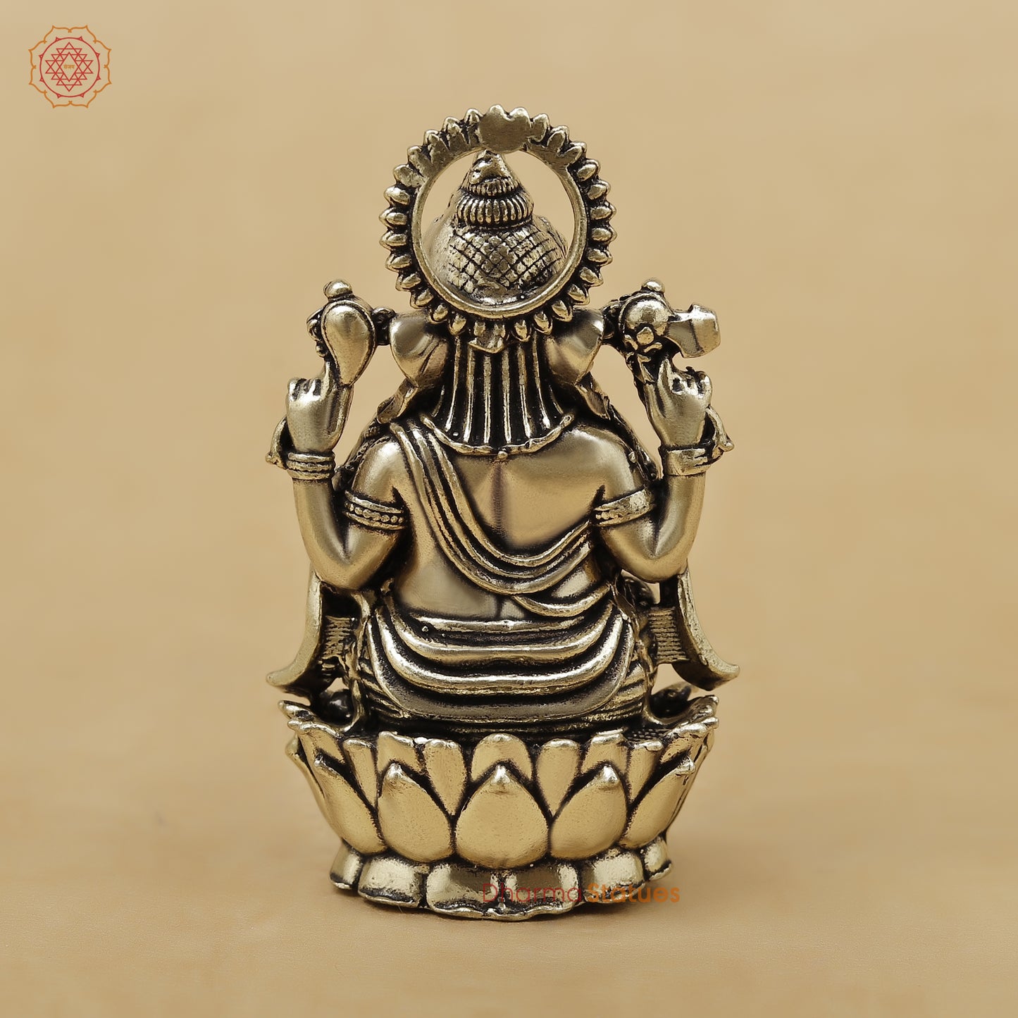 Brass Ganesh Fine, 2.5"